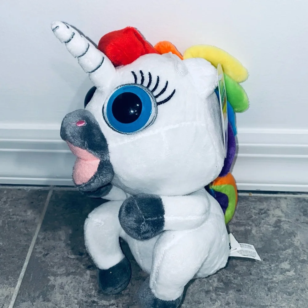 Dookie the Pooping Rainbow Unicorn Plush Squatty Potty Stuffed Toy Animal - Picture 2 of 8